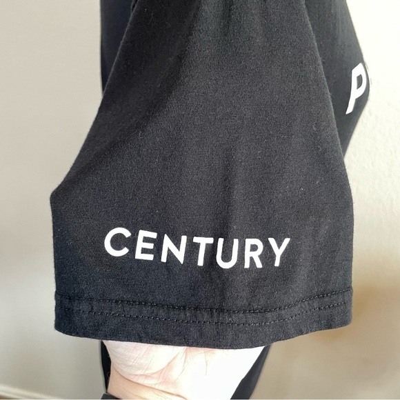 Peloton Bike 100th Century Cycling Black Short Sleeve T Shirt Size Medium - Picture 6 of 8